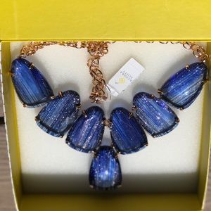 Kendra Scott Navy Dusted Glass Harlow NWT